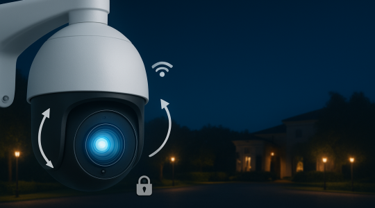 كاميرات PTZ: ليه تعتبر الحل الأمثل للمساحات الكبيرة؟