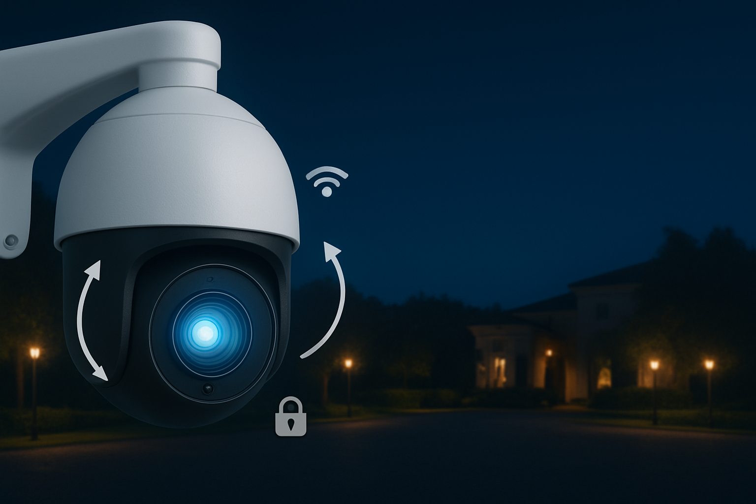 كاميرات PTZ: ليه تعتبر الحل الأمثل للمساحات الكبيرة؟