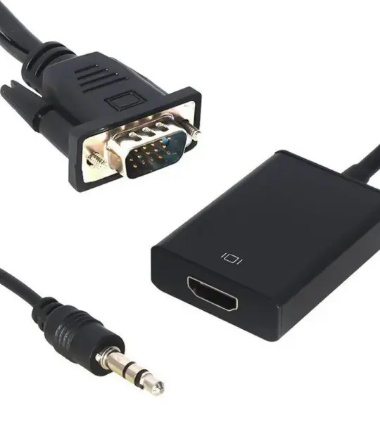 محول VGA الي HDMI بصوت