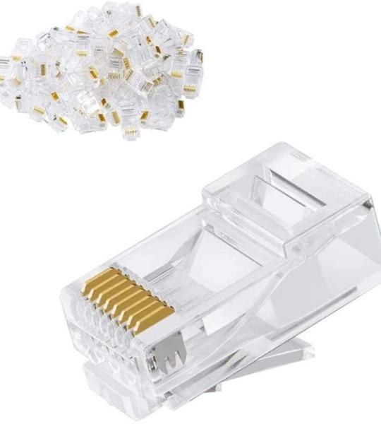 وصلات RJ45 (100 قطعة) عاديه