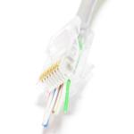 وصلات RJ45 (100 قطعة) مفتوحه