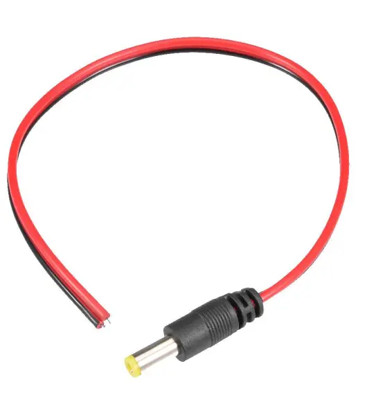 وصله DC MALE سلك للكاميرات