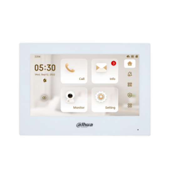 شاشه انتركم داهوا IP موديل VTH2621G(W)-WP