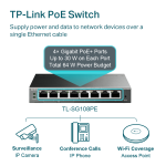 سوتش باور جيجا Tp-Link موديل TL-SG108PE