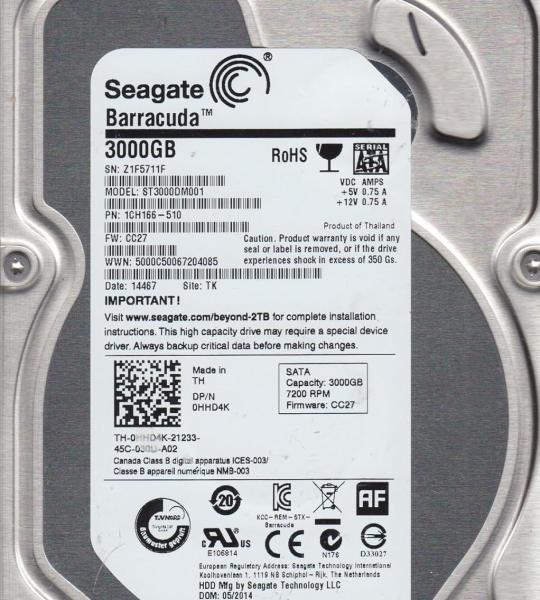 هارد ديسك سيجيت 3تيرا